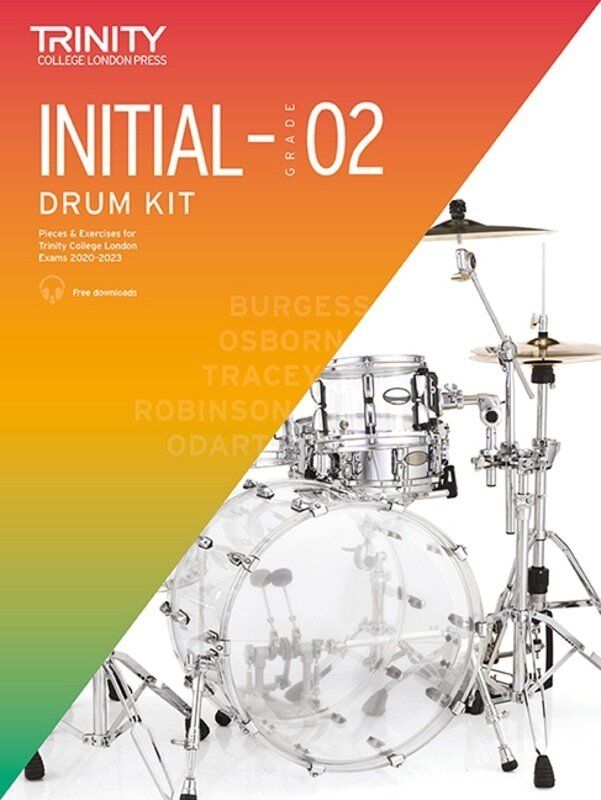 Trinity Drum Kit Exam Pieces 2020-23 Initial-Grade 2