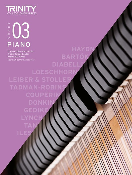 Trinity Piano Pieces & Exercises 2021-2023 Grade 3