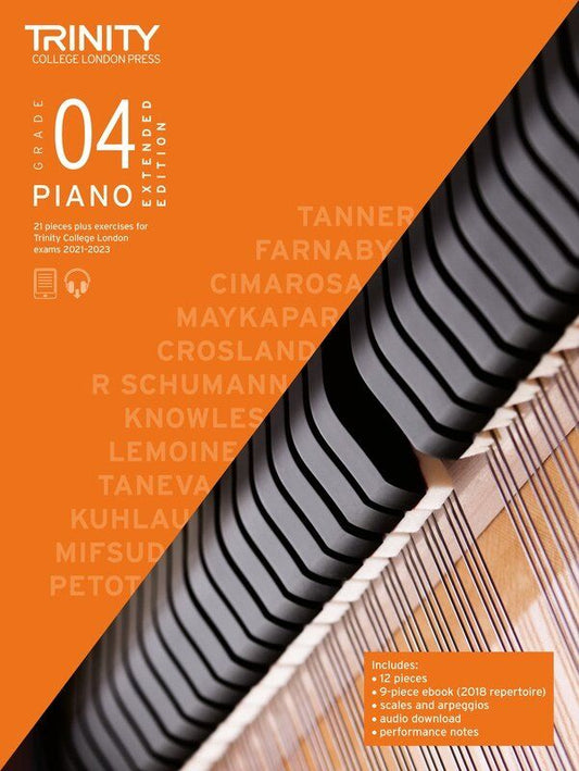Trinity Piano Pieces & Exercises 2021-2023 Grade 4