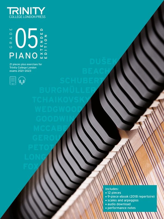 Trinity Piano Exam Pieces & Exercises 2021-2023 - Grade 5