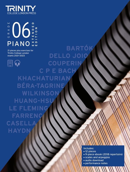 Trinity Piano Pieces & Exercises 2021-2023 Grade 6
