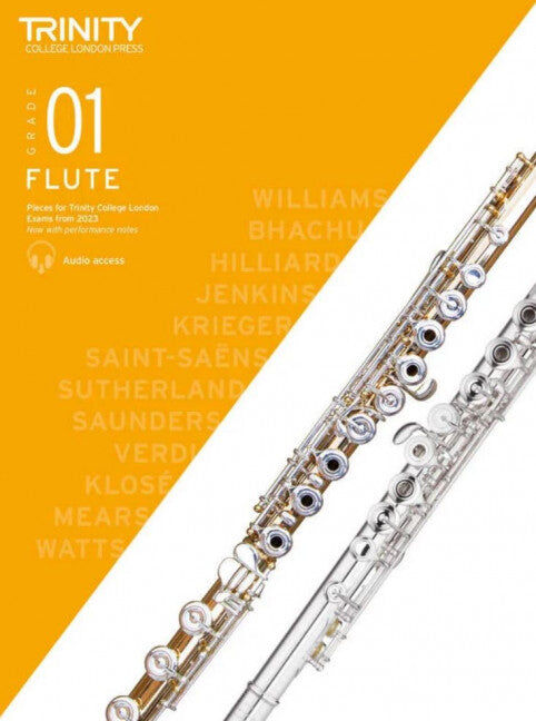 Trinity Flute Exam Pieces 2023 Grade 1 Score/Part
