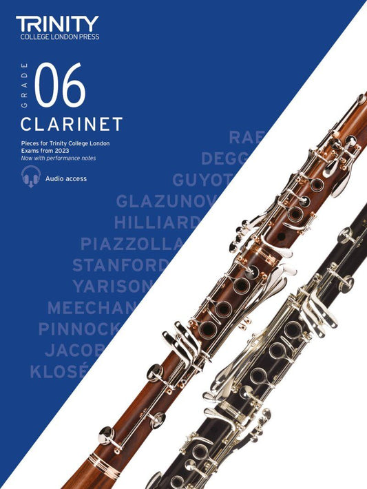 Trinity Clarinet Exam Pieces 2023 Grade 6
