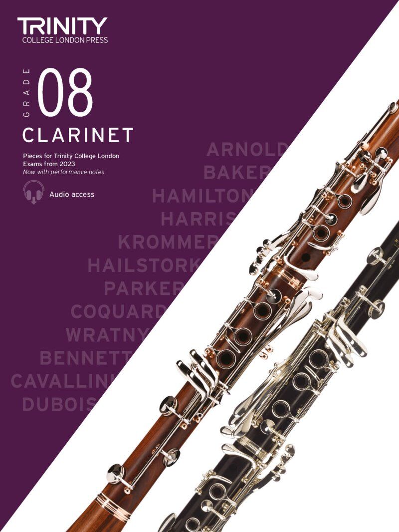 Trinity Clarinet Exam Pieces 2023 Grade 8