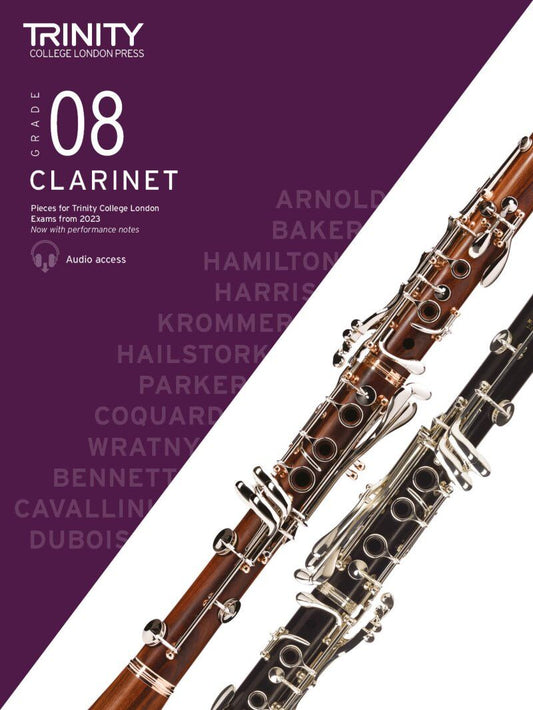 Trinity Clarinet Exam Pieces 2023 Grade 8