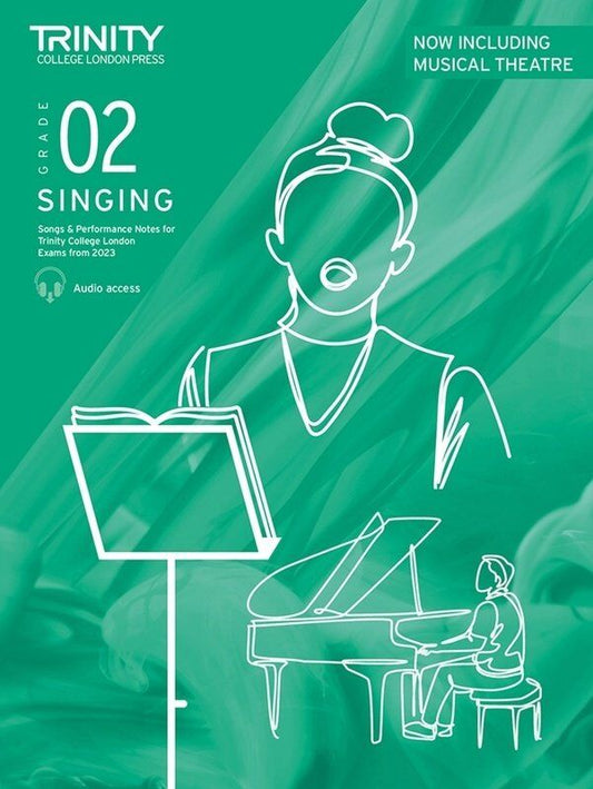 Trinity Singing Exam Pieces 2023 Grade 2 Book with Accompanied Songs and Audio