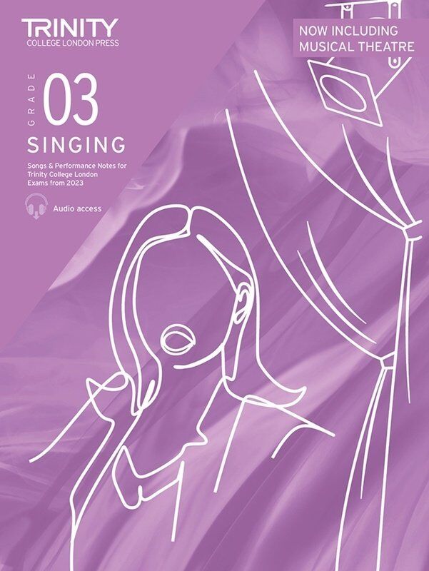 Trinity Singing Exam Pieces 2023 Grade 3 Vocal Book with Audio
