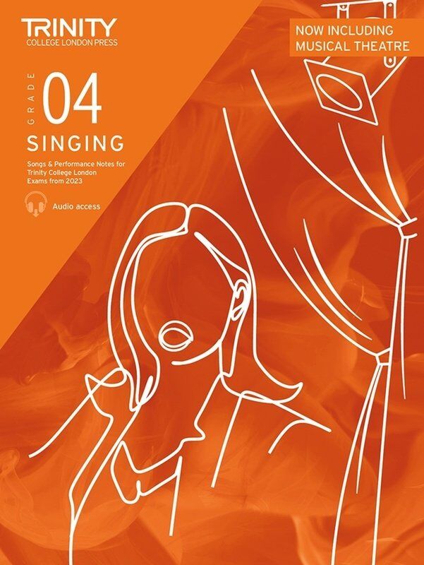 Trinity Singing Exam Pieces 2023 Grade 4 Book with Accompanied Songs and Audio