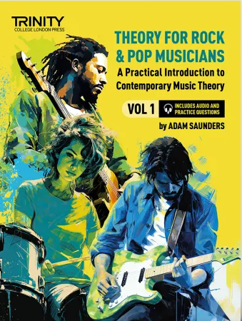 Theory for Rock & Pop Musicians Volume 1 with Media by Saunders Trinity TCL032546