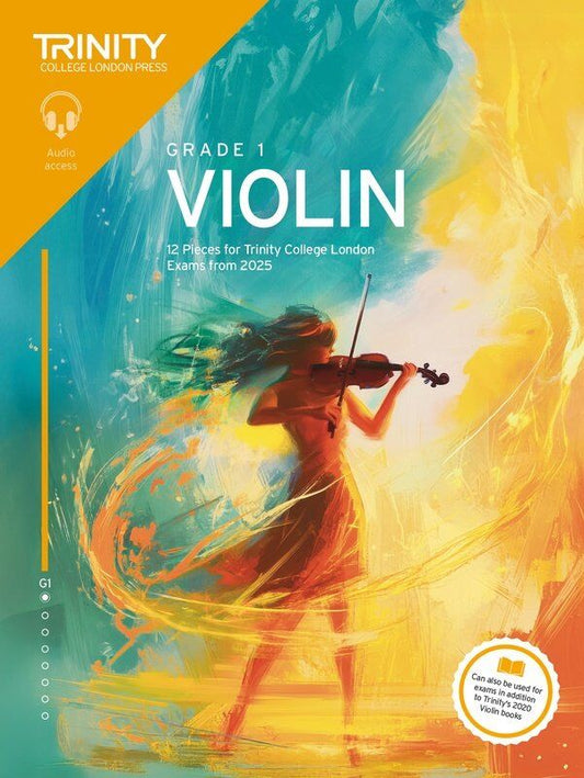 Trinity Violin Exam Pieces 2025 Grade 1 Book