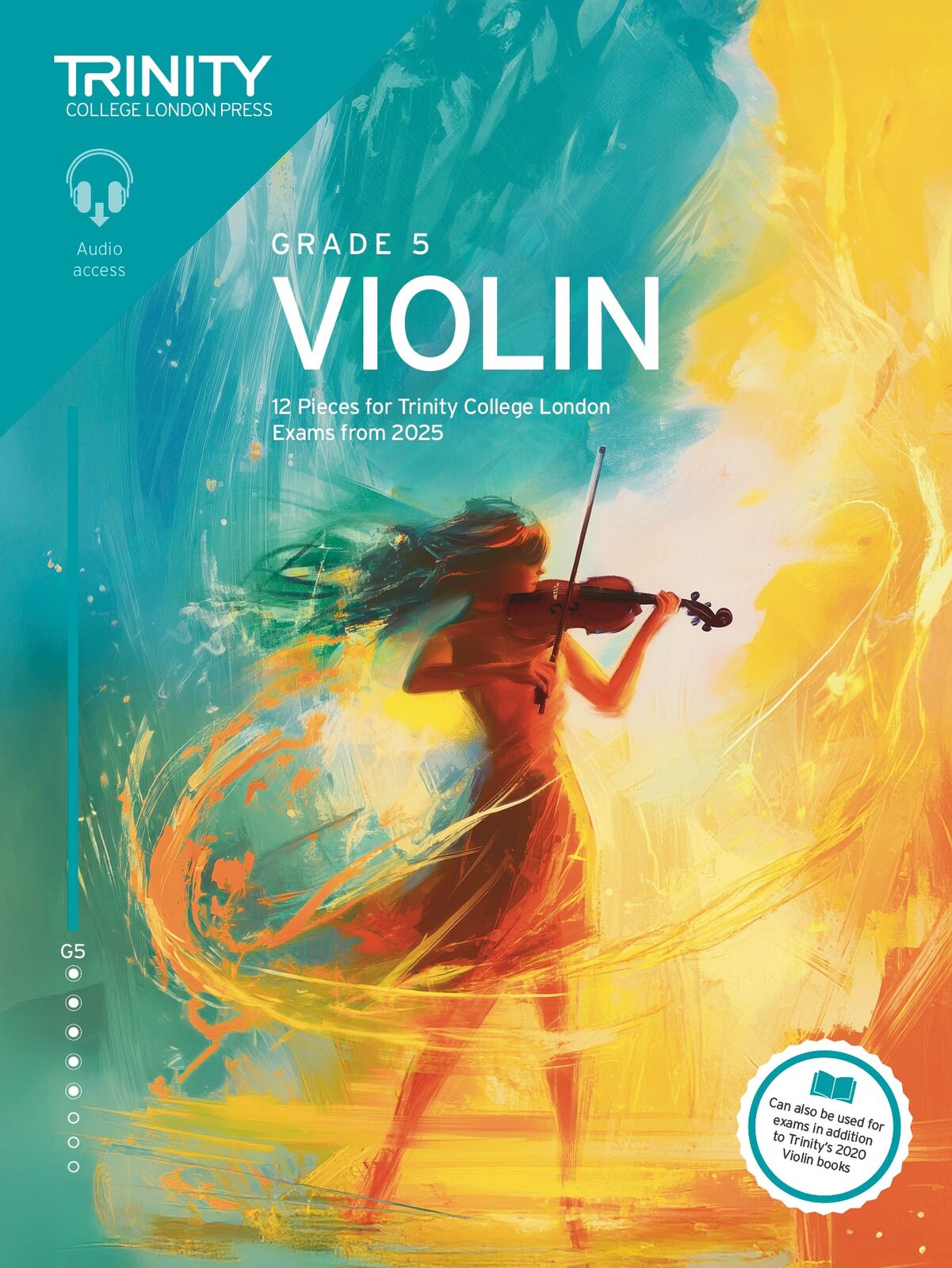 Trinity Violin Grade 5 Book 2025 with Online Audio and Performance Notes