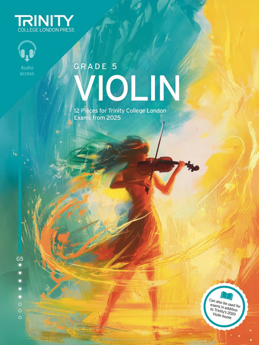 Trinity Violin Grade 5 Book 2025 with Online Audio and Performance Notes