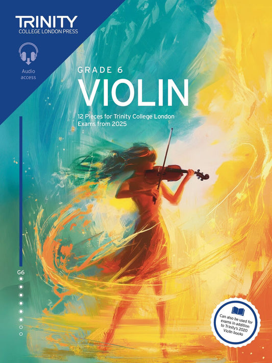 Trinity Violin Grade 6 Book (2025) with Online Audio and Performance Notes