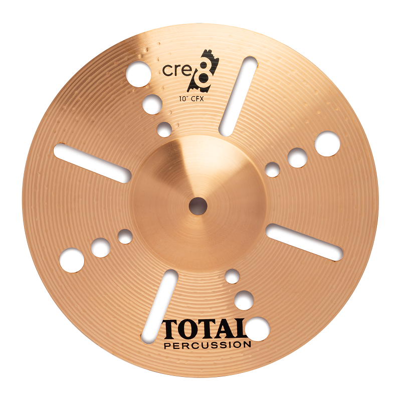 Total Percussion CRE8 CFX Series 16" Cymbal - B8 Alloy, Hand Hammered, Multiple Colors and Sounds — view 2