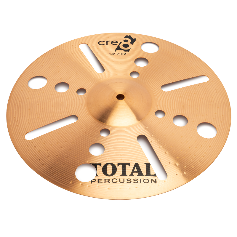 Total Percussion CRE8 CFX Series 16" Cymbal - B8 Alloy, Hand Hammered, Multiple Colors and Sounds — view 3