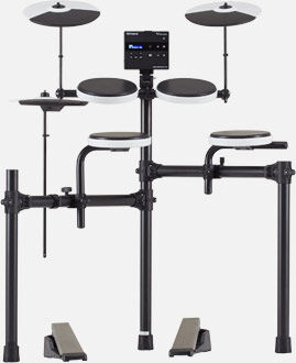 ROLAND TD-02K V-Drums Electronic Drum Kit - Compact, Expressive, Entry-Level Drumming Experience