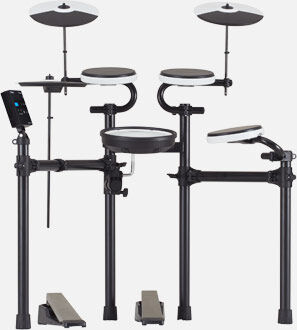 ROLAND TD-02KV V-Drums Electronic Kit - Entry-Level Compact Drumming Experience with Expressive Features and Advanced Technology