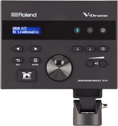 ROLAND TD-07DMK V-Drums Electronic Drum Kit with PDX-8 Snare, Compact Design, Professional Features - Ideal for Beginners and Fast Improvement — view 6