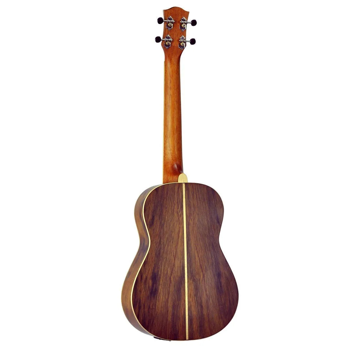 Tiki 4 Series Daowood Electric Baritone Ukulele with Gig Bag Natural Satin TDB-4P-NST — view 2
