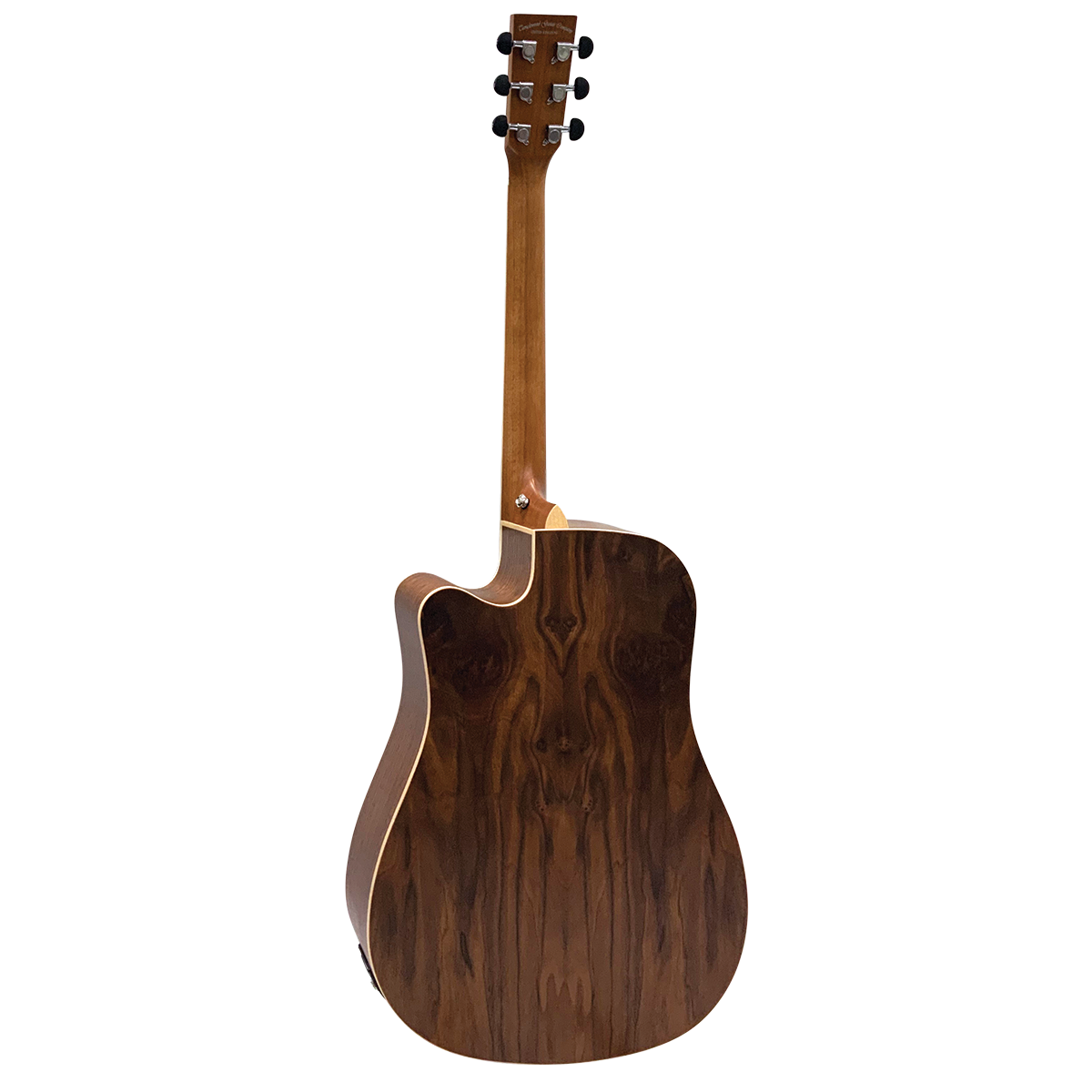 Tanglewood TDBTDCEHR Discovery Exotic Dreadnought C/E Hawaiian Rainwood with DCM Premium Case (TDBTDCEHR-P) — view 3