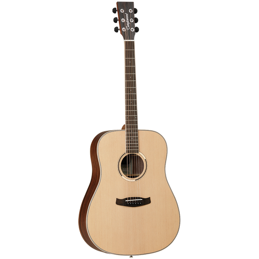 Tanglewood TDBTDEB Discovery Exotic Dreadnought Acoustic Guitar Ebony