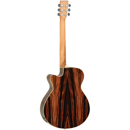 Tanglewood Discovery Exotic Super Folk C/E All Ebony Acoustic Guitar TDBTSFCEAEB — view 2
