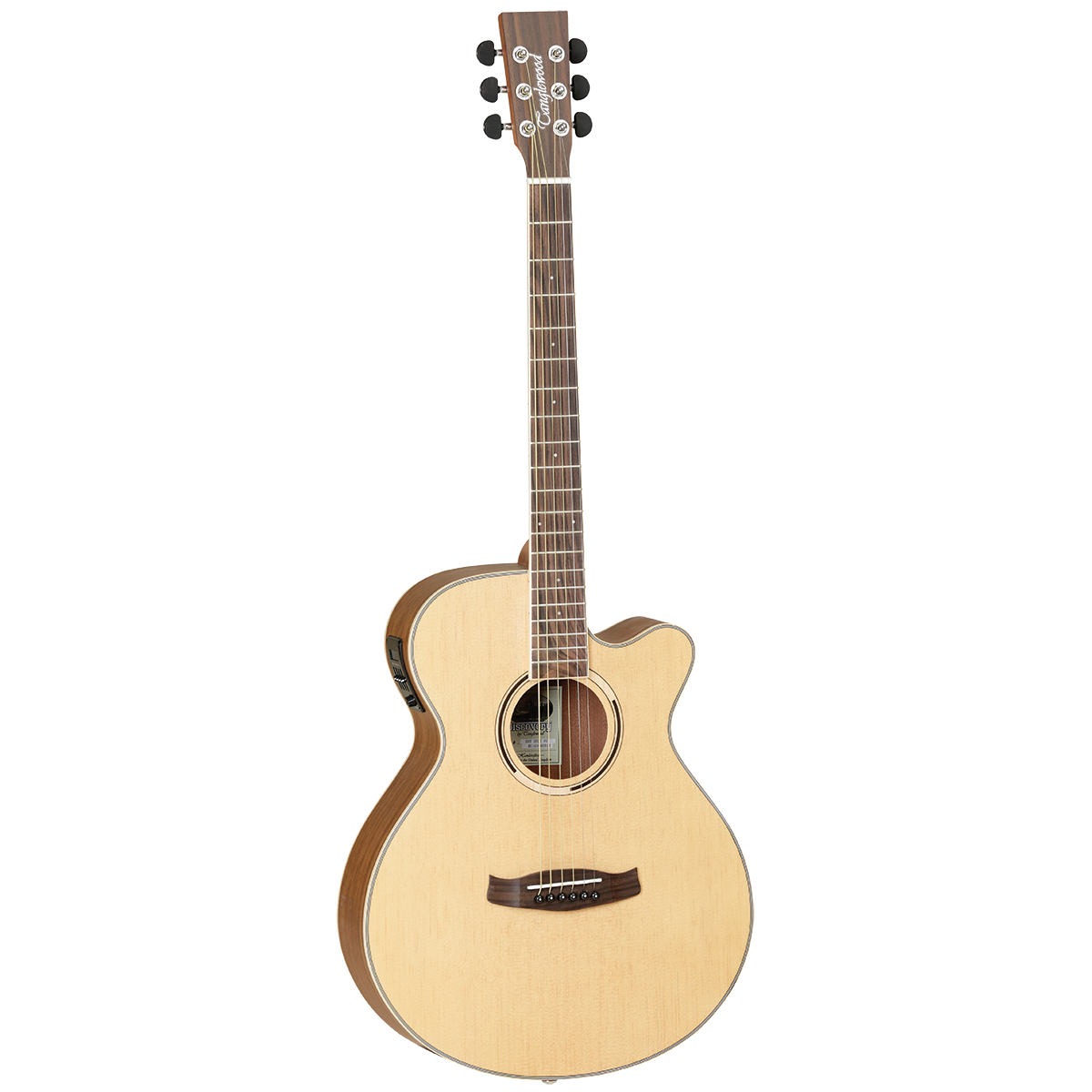 Tanglewood Discovery Exotic Superfolk C/E Ovangkol Acoustic Guitar