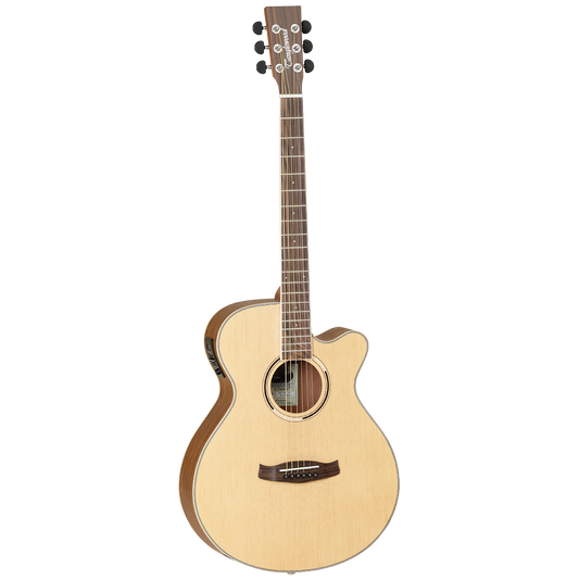 Tanglewood Discovery Exotic Superfolk C/E Ovangkol Acoustic Guitar