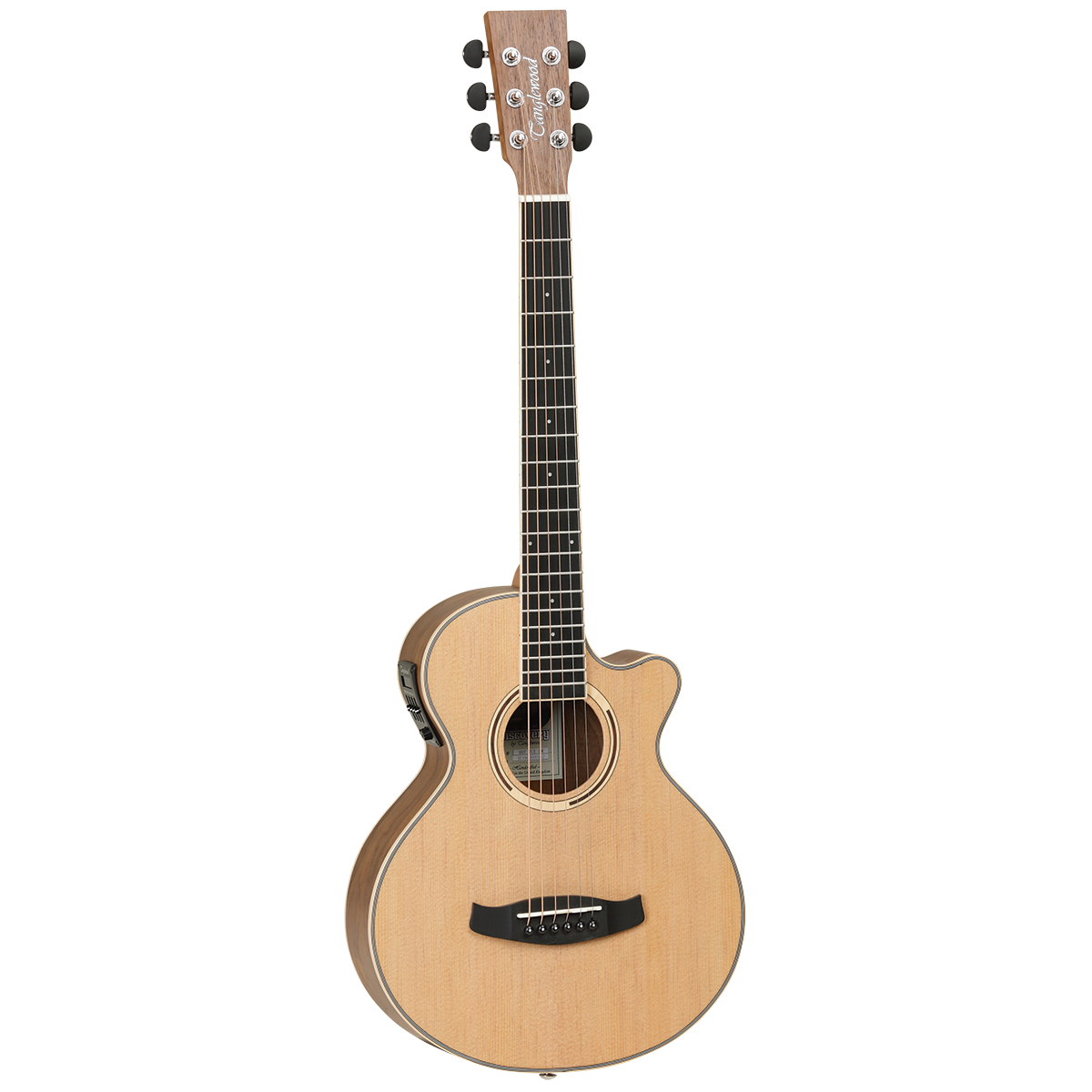 Tanglewood Discovery Exotic Traveller C/E Black Walnut Acoustic Guitar