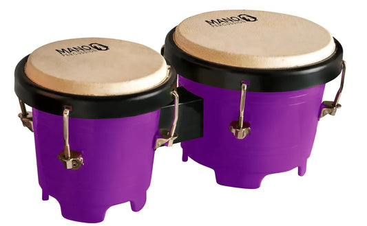 Dadi TDK16PL Mini Bongos Tunable 4.5 & 5 Inch Shells Purple