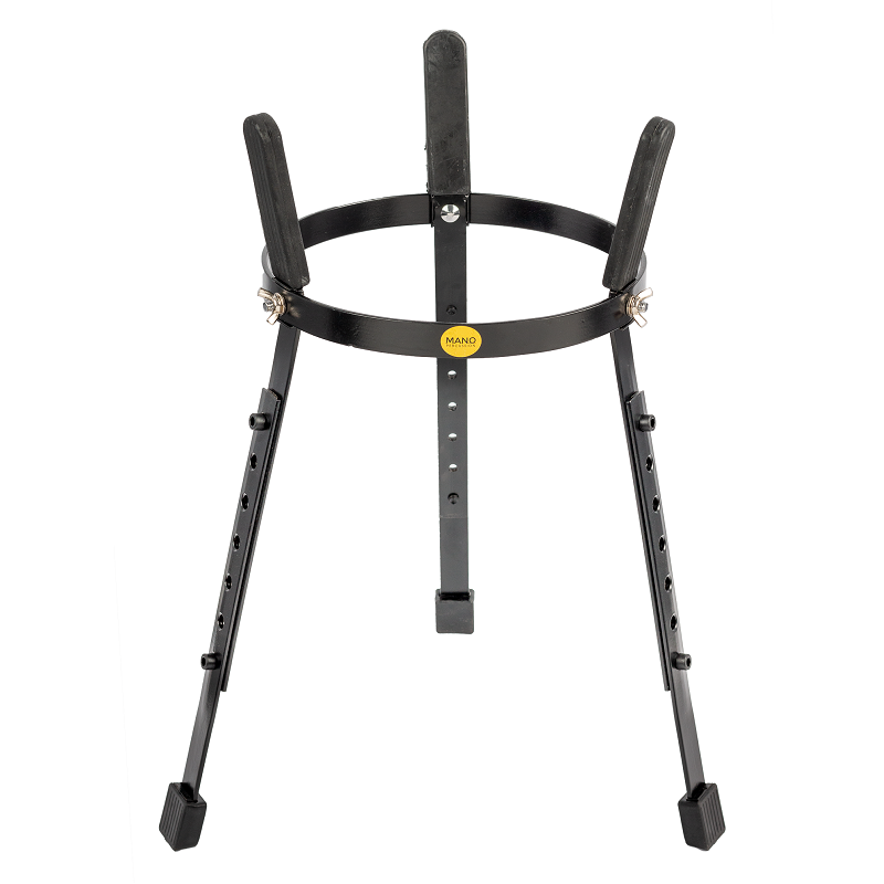 Mano Percussion Conga Stand - Adjustable Tripod for Congas, Quinto, Tumba - Black or Chrome — view 2