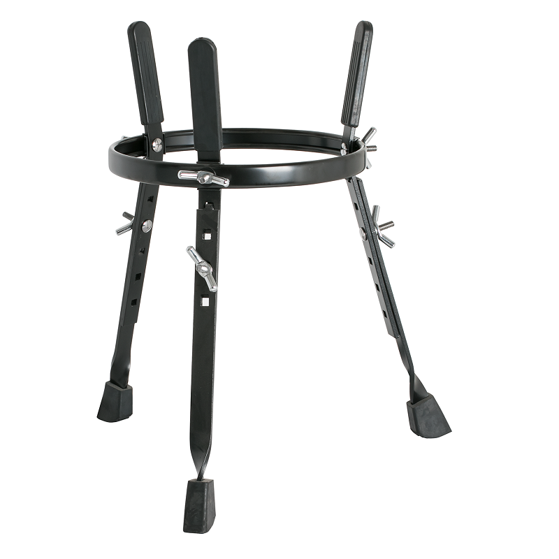 Mano Percussion Conga Stand - Adjustable Tripod for Congas, Quinto, Tumba - Black or Chrome — view 4