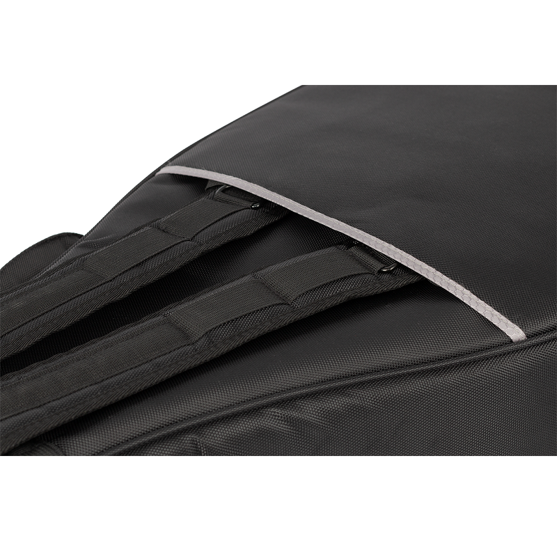 Xtreme Pro Premium Deluxe Guitar Gig Bag - Mini Acoustic, Weather-Resistant 1680D Nylon, Plush Interior, Storage Pockets, Padded Straps — view 3