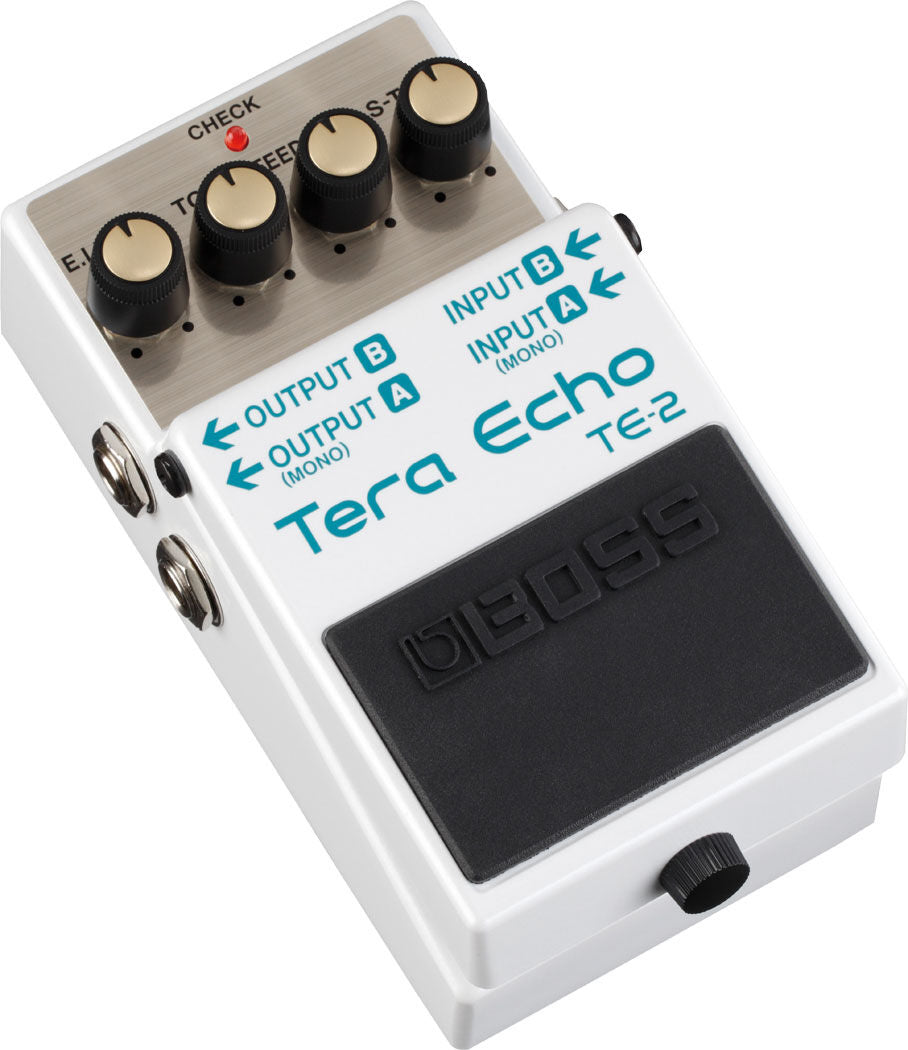 BOSS TE-2 Tera Echo Compact Pedal - Multi-Dimensional Processing for Dynamic Stereo Ambience — view 3