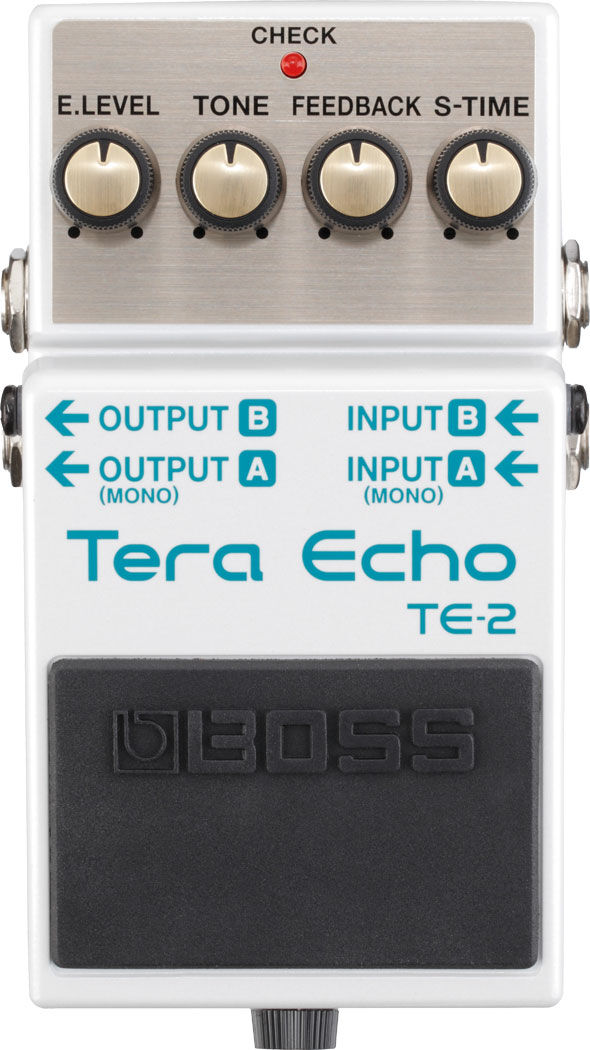 BOSS TE-2 Tera Echo Compact Pedal - Multi-Dimensional Processing for Dynamic Stereo Ambience — view 2