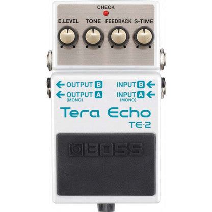 BOSS TE-2 Tera Echo Compact Pedal - Multi-Dimensional Processing for Dynamic Stereo Ambience — view 4