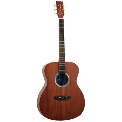 Tanglewood Elemental Solid Mahogany Top Orchestra Acoustic Guitar TE3-BL — view 2