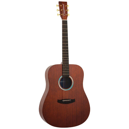Tanglewood Elemental Solid Mahogany Top Dreadnought Acoustic Guitar TE5-BL — view 2