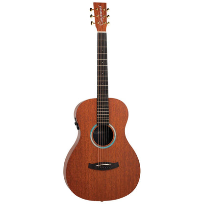 Tanglewood Elemental Solid Mahogany Top Parlour A/E Guitar TE8-E-BL — view 2