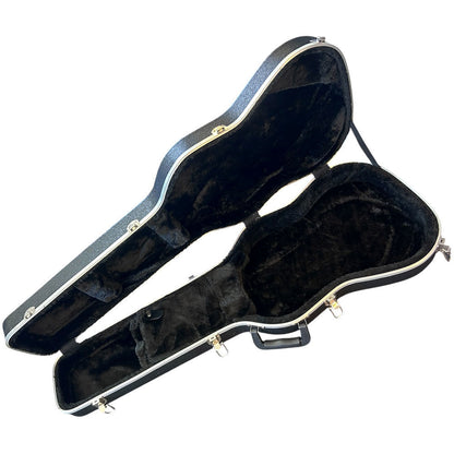 Torque Electric Guitar Case - Black ABS Molded with Plush Interior and Storage Compartment — view 2