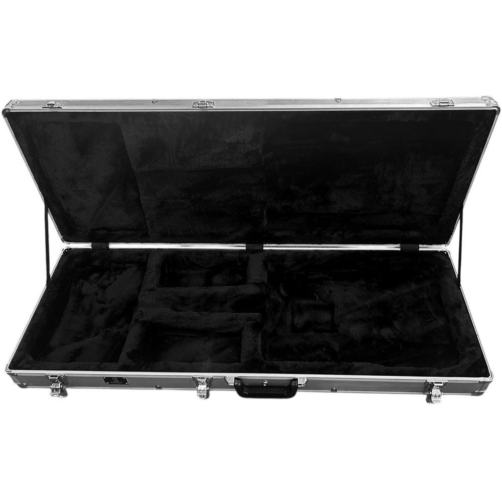 Torque Molded Aluminum Electric Guitar Case with EPS Foam Interior and Plush Lining — view 2