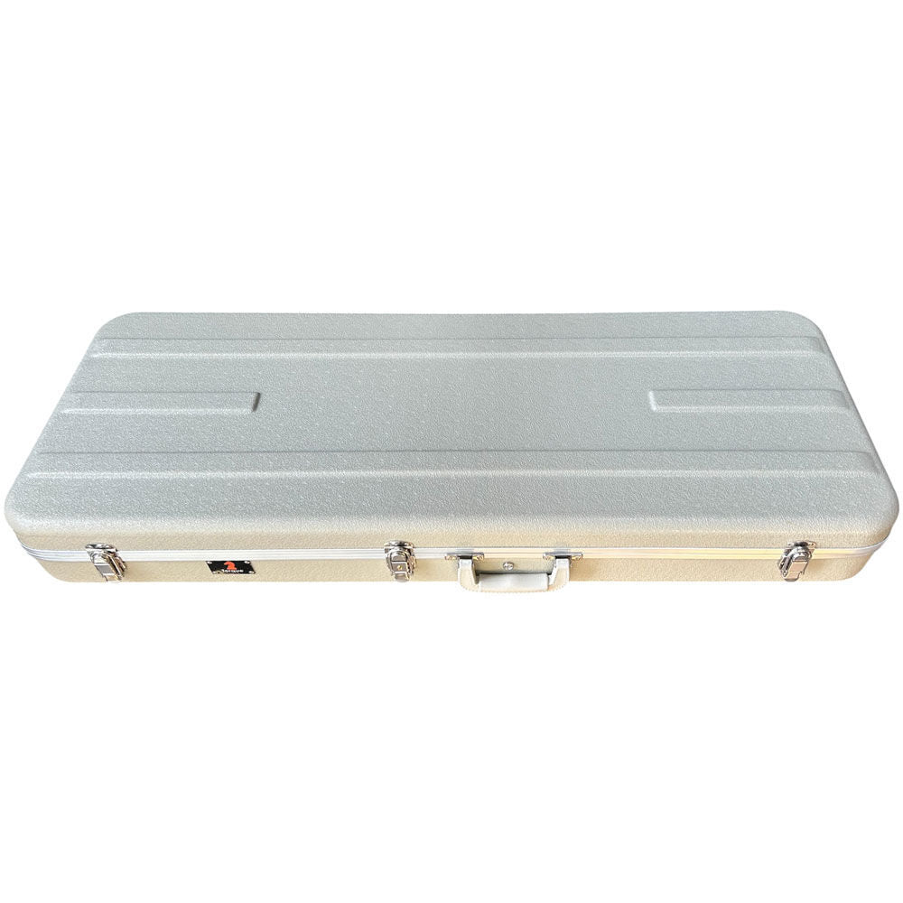Torque Deluxe ABS Electric Guitar Case - Ivory Finish — view 3