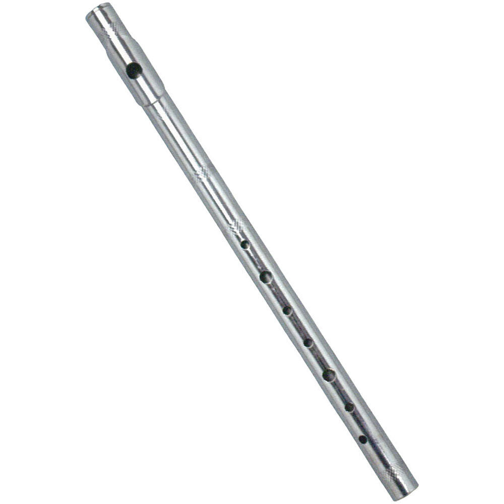 Maxtone 7-Hole Stainless Steel Flute, Nickel Plated Finish, Key of C