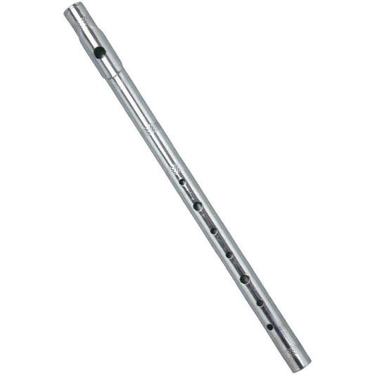 Maxtone 7-Hole Stainless Steel Flute, Nickel Plated Finish, Key of C