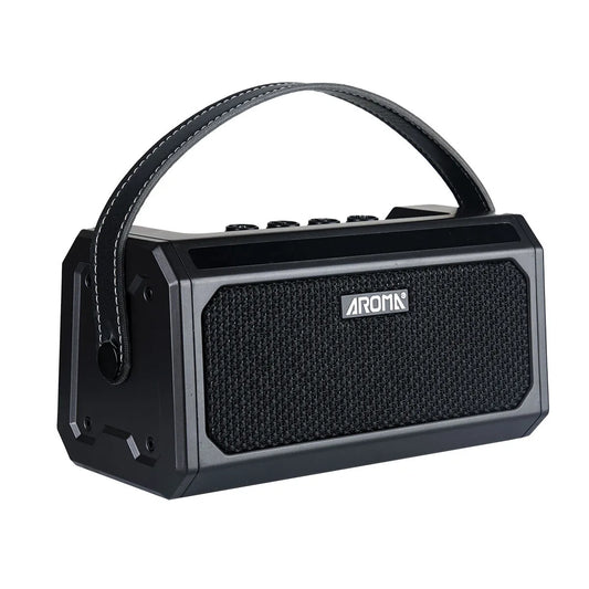 Aroma 10W Electric Guitar Amplifier with Drum Machine TG-08, Bluetooth, Effects, Rechargeable Battery, 5-6 Hours Playtime