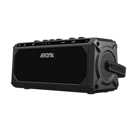 Aroma 10W Electric Guitar Amplifier with Drum Machine, Dual Footswitch, Bluetooth, Reverb, Delay, Loop Function, 30 Beats, Rechargeable Battery — view 6
