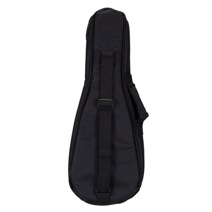 Tiki Deluxe Soprano Ukulele Gig Bag - Black, Heavy Duty Canvas, Waterproof, Padded, Accessories Pocket, Sturdy Handle, Metal Zippers — view 2