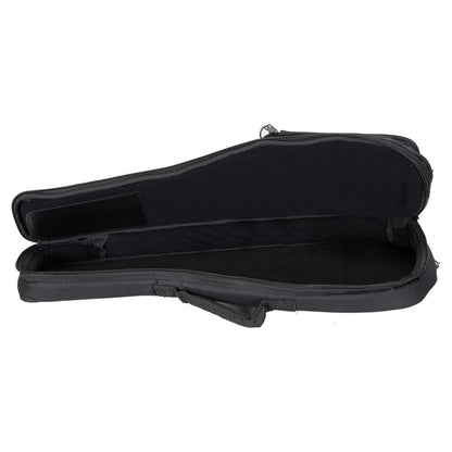 Tiki Deluxe Soprano Ukulele Gig Bag - Black, Heavy Duty Canvas, Waterproof, Padded, Accessories Pocket, Sturdy Handle, Metal Zippers — view 4