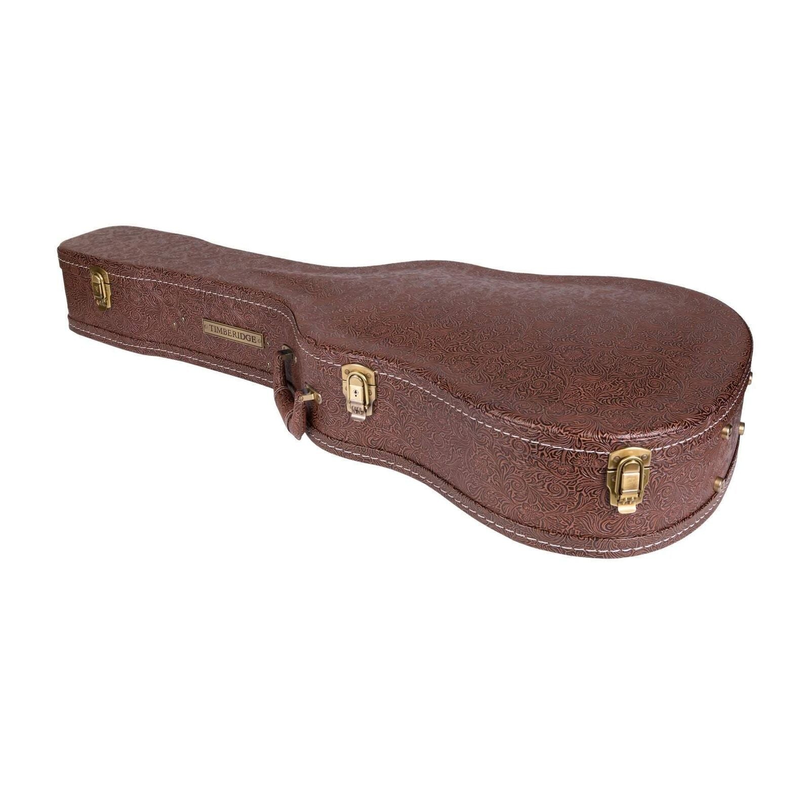 Timberidge Deluxe Dreadnought Acoustic Guitar Hard Case - Paisley Brown — view 6