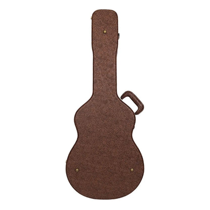 Timberidge Deluxe Small Body Acoustic Guitar Hard Case - Paisley Brown — view 2